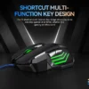 1 PC New Hyperspeed USB Gaming Mouse RGB Backlit Ergonomic Gaming Mice 7D Esports Wired Mouse for Laptop PC Gamer