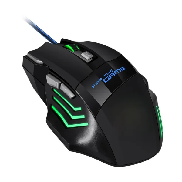 1 PC New Hyperspeed USB Gaming Mouse RGB Backlit Ergonomic Gaming Mice 7D Esports Wired Mouse for Laptop PC Gamer