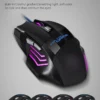 1 PC New Hyperspeed USB Gaming Mouse RGB Backlit Ergonomic Gaming Mice 7D Esports Wired Mouse for Laptop PC Gamer