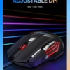 1 PC New Hyperspeed USB Gaming Mouse RGB Backlit Ergonomic Gaming Mice 7D Esports Wired Mouse for Laptop PC Gamer